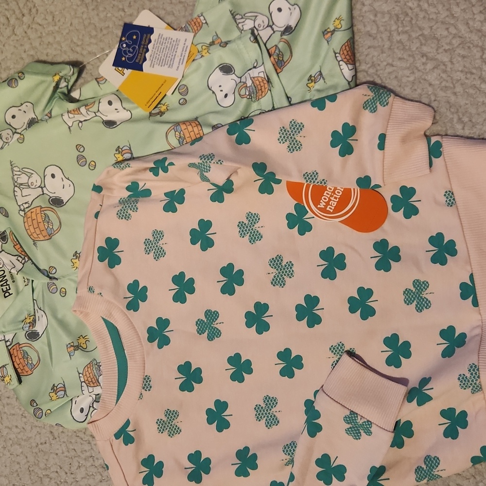 Brand New Toddler Easter and St. Patrick's 3T Sets